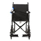 DynaRide Transport Wheelchair, 250 lb limit, 17 or 19 inch