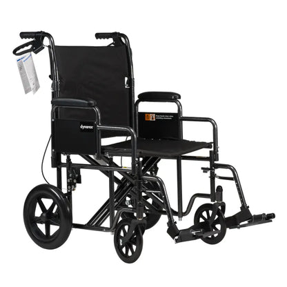 DynaRide Transport Plus Wheelchair, 450 lb limit