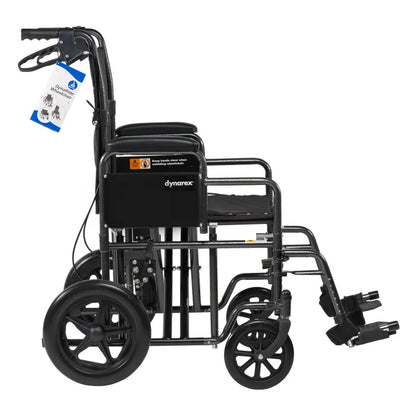 DynaRide Transport Plus Wheelchair, 450 lb limit