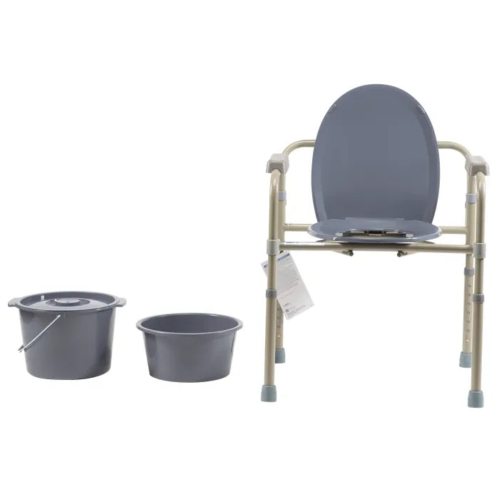 Bedside commode best sale with elongated seat