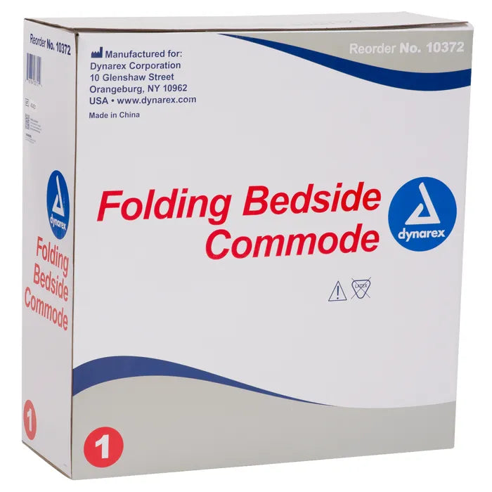 Dynarex Folding Bedside Commode