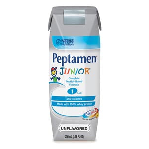 NESTLE PEPTAMEN¨ JUNIOR¨ Unflavored, 250 mL Tetra Prisma, 24/cs