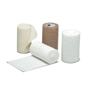 FOURPRESS COMPRESSION BANDAGING SYSTEM INCLUDES: PADDING 4" X 3.8 YDS (UNSTRETCHED), CREPE 4" X 4.9 YDS (STRETCHED), COMPRESSION 4" X 9.5 YDS (STRETCHED), COHESIVE 4" X 6.5 YDS (STRETCHED), 8 KITS/CS