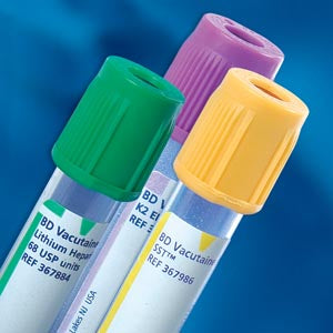 BD 367820 VACUTAINER PLUS SERUM Conventional Stopper, 16mm x 100mm, 10.0mL, Red, Paper Label, Clot Activator & Silicone Coated Interior, 1000/cs
