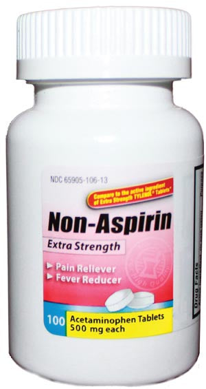 NEW WORLD IMPORTS CAREALL Acetaminophen Tablets, 500mg, 100/btl, 24 btl/cs, Compare to Tylenol Extra Strength