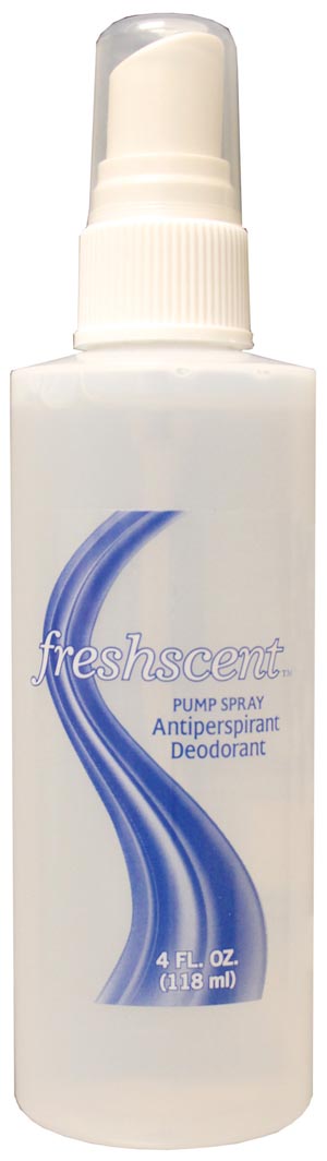 NEW WORLD IMPORTS FRESHSCENTª DEODORANTS Anti-Perspirant Deodorant, 4 oz Pump Spray, 48/cs
