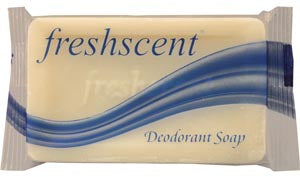 NEW WORLD IMPORTS FRESHSCENTª SOAPS Freshscent Deodorant Soap, #3/4, Individually Wrapped, 100/bx, 10 bx/cs