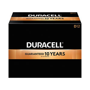 DURACELL® COPPERTOP® ALKALINE BATTERY WITH DURALOCK POWER PRESERVE™ TECHNOLOGY Battery, Size D