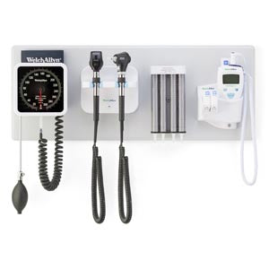 WELCH ALLYN GS777 Integrated Wall System, Macroview Otoscope, 117 LED, with Blood Pressure, SureTemp