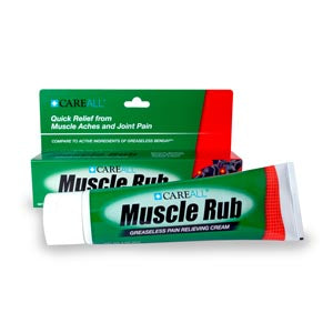 NEW WORLD IMPORTS CAREALL Muscle Rub, 3 oz, 10% Menthol, 15% Methyl Salicylate, 72/cs