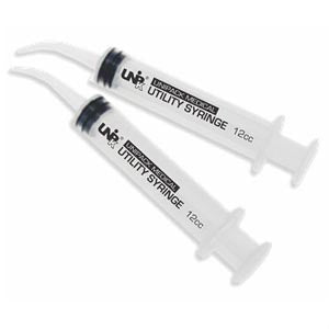 DUKAL UNIPACK Utility Syringes, Curved, 12cc, 500/Case