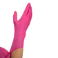 Dynarex AloeSkin Nitrile Exam Gloves With Aloe, 2 Mil, Powder-Free, Pink 1000/Case