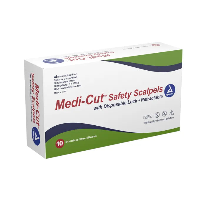 Dynarex Medi-Cut Safety Scalpels, Various Options
