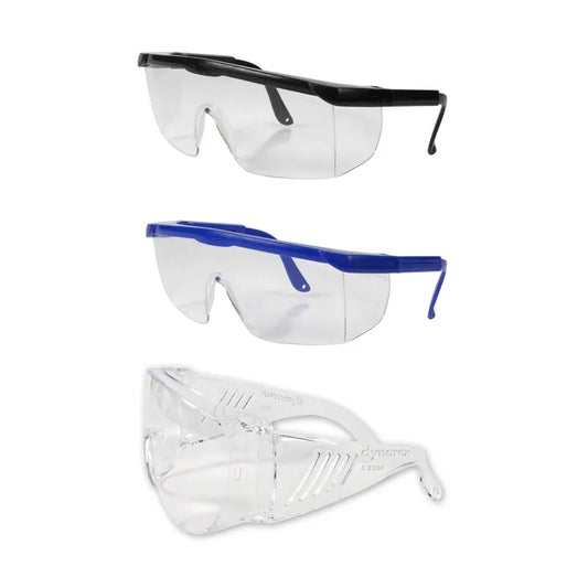 Dynarex Safety Glasses & Protective Eye Goggles, Various Options