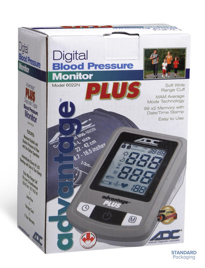 ADC ADVANTAGE PLUS 6022N AUTOMATIC BLOOD PRESSURE MONITOR
