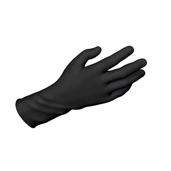Dynarex Safe-Touch Black Nitrile Exam Gloves, Powder-Free 1000/Case